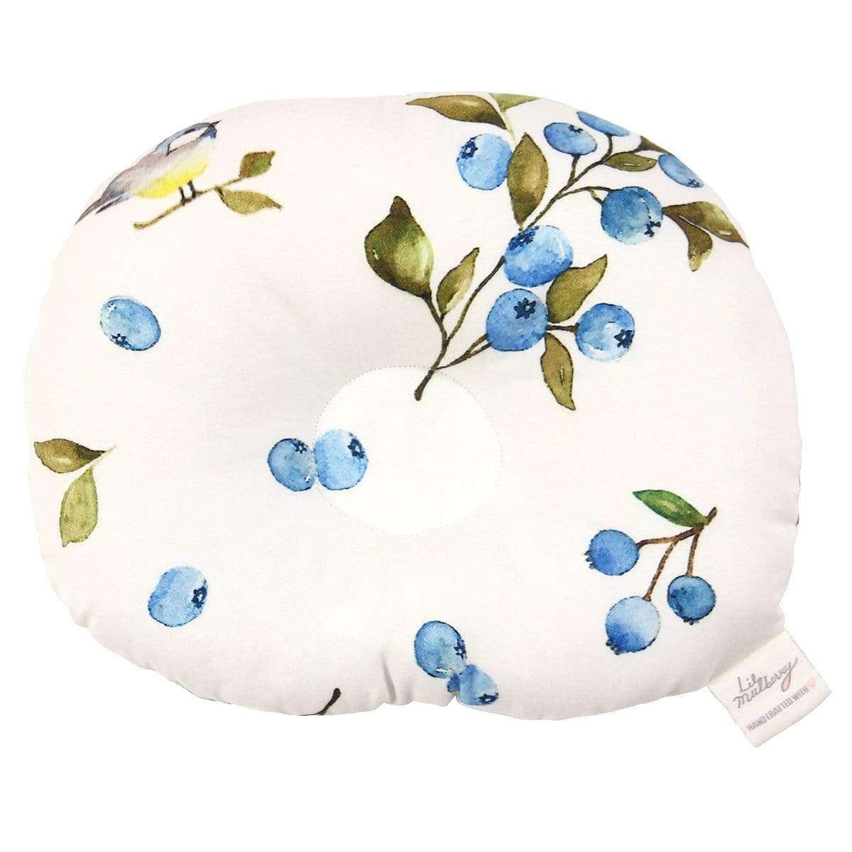 Blueberry & Bird Infant Pillow 117